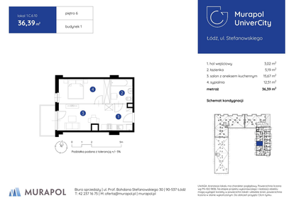 Mieszkanie w inwestycji: Murapol UniverCity