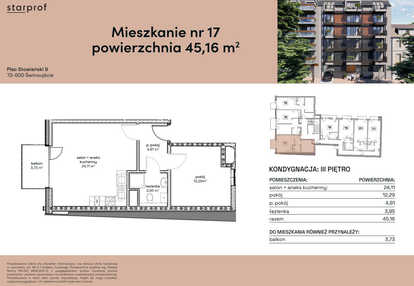 Mieszkanie w inwestycji: Plac Słowiański 9