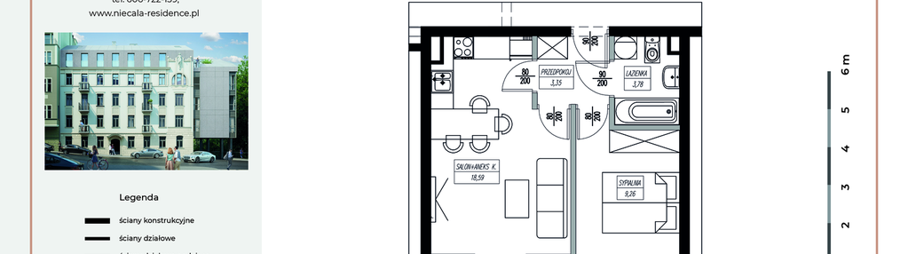 Mieszkanie w inwestycji: Niecała Prestige Residence