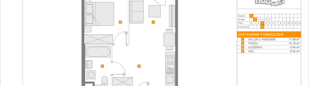 Mieszkanie w inwestycji: Apartamenty Literacka etap 2.3