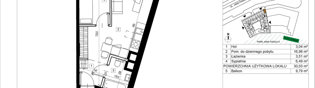 Mieszkanie w inwestycji: Green Park Apartamenty JPII