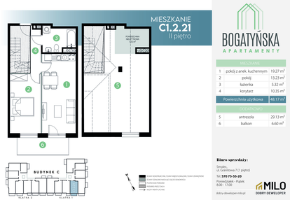 Mieszkanie w inwestycji: Bogatyńska Apartamenty etap 3