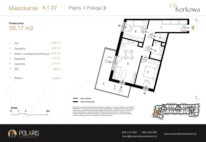Mieszkanie w inwestycji: Korkowa 146