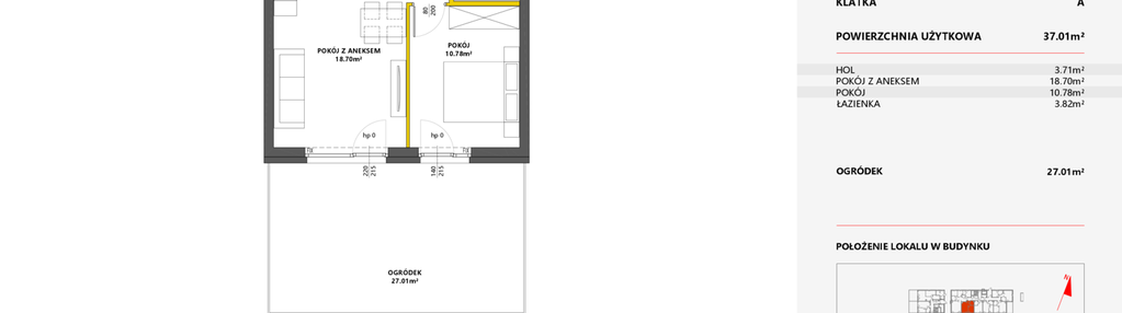 Mieszkanie w inwestycji: Metro Art 6