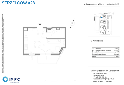 Mieszkanie w inwestycji: Strzelców 28