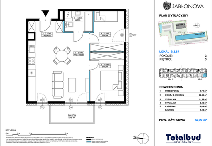Mieszkanie w inwestycji: Jabłonova