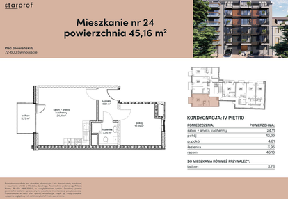 Mieszkanie w inwestycji: Plac Słowiański 9