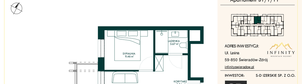 Mieszkanie w inwestycji: Infinity Mountain Resort etap 2