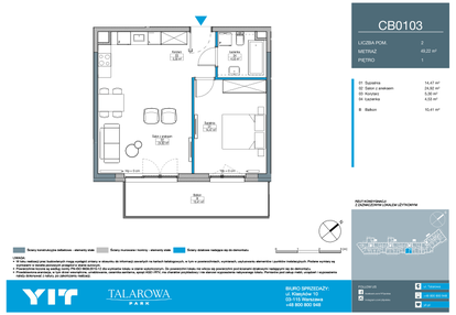 Mieszkanie w inwestycji: Talarowa Park