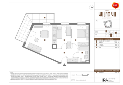 Mieszkanie w inwestycji: Osiedle Wilno VII etap 3.2