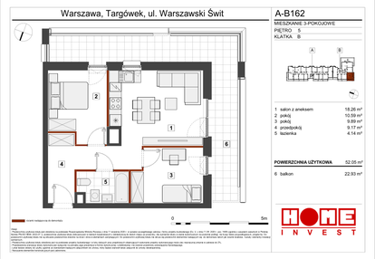 Mieszkanie w inwestycji: Warszawski Świt etap VII