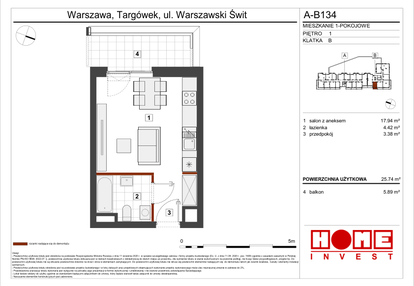 Mieszkanie w inwestycji: Warszawski Świt etap VII