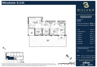 Mieszkanie w inwestycji: Bulvar Apartments - etap II