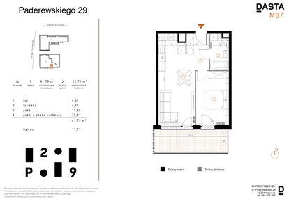 Mieszkanie w inwestycji: Paderewskiego 29