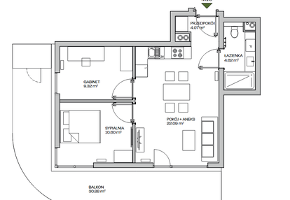 Mieszkanie w inwestycji: Zielona Marina - Apartamenty inwestycyjne