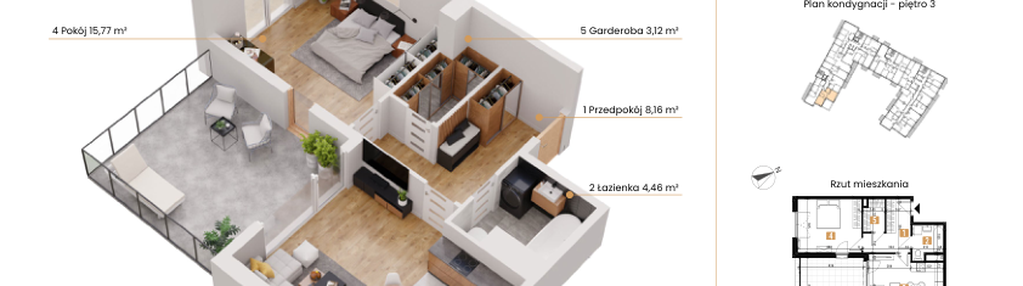 Mieszkanie w inwestycji: Rondo Ceglana etap II