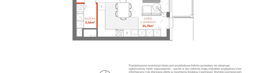 Mieszkanie w inwestycji: Pierwsza Dzielnica - etap III