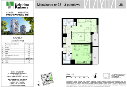Mieszkanie w inwestycji: Dzielnica Parkowa VIII