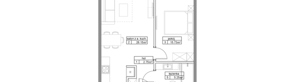 Mieszkanie w inwestycji: Apartamenty na Klifie bud. D, E i F