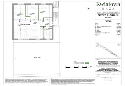 Mieszkanie w inwestycji: Kwiatowa Oaza