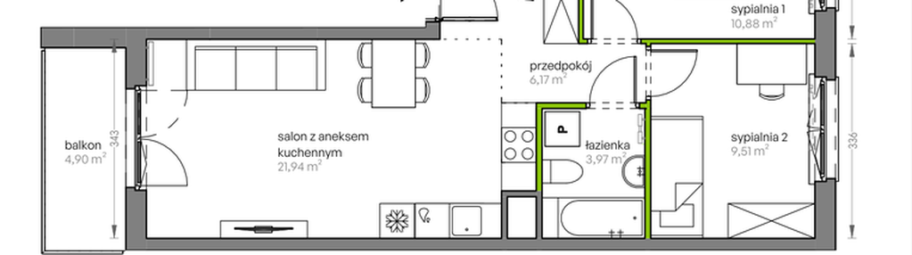 Mieszkanie w inwestycji: City Vibe