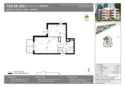 Mieszkanie w inwestycji: Zielone Zamienie X