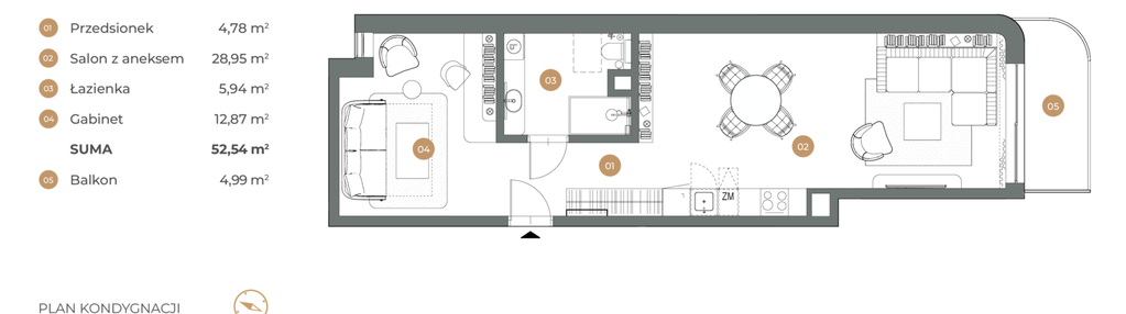 Mieszkanie w inwestycji: Witkiewicza Apartments