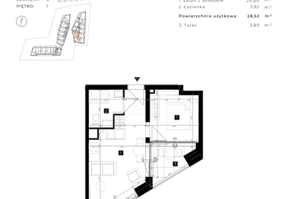 Mieszkanie w inwestycji: Cisha Apartamenty Dziwnów