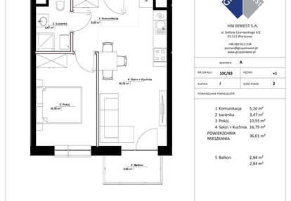 Mieszkanie w inwestycji: Jasielska 8C etap II