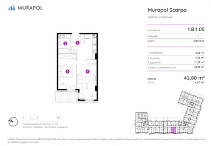 Mieszkanie w inwestycji: Murapol Scarpa