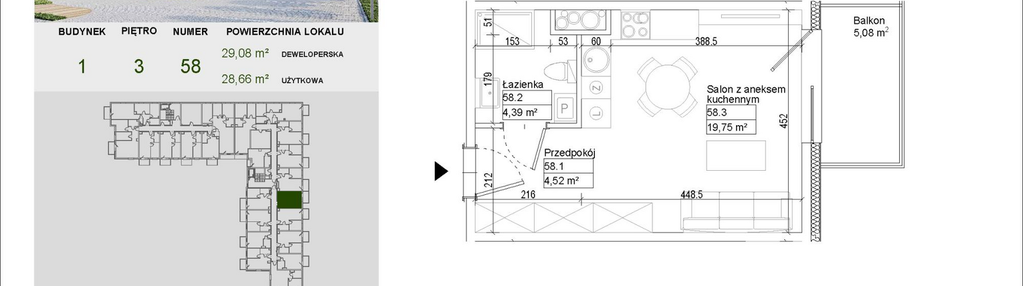 Mieszkanie w inwestycji: Aleja Mickiewicza