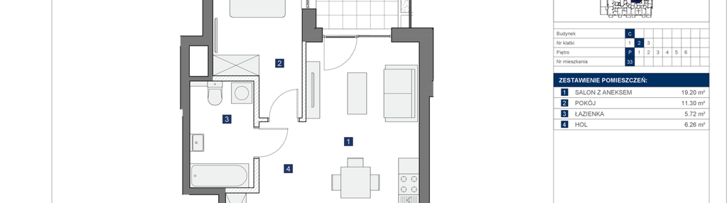 Mieszkanie w inwestycji: Osiedle Bokserska 71 Etap 2 Faza 2