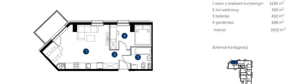 Mieszkanie w inwestycji: Murapol Rivo