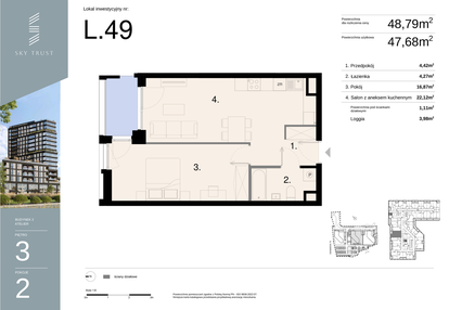 Mieszkanie w inwestycji: Sky Trust etap II - Apartamenty inwestycyjne