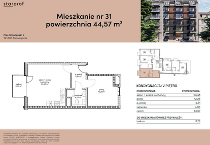 Mieszkanie w inwestycji: Plac Słowiański 9