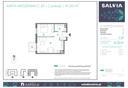 Mieszkanie w inwestycji: Osiedle Salvia
