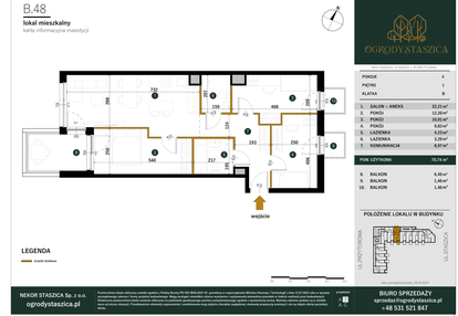 Mieszkanie w inwestycji: Ogrody Staszica
