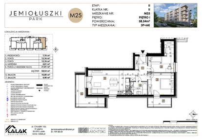 Mieszkanie w inwestycji: Jemiołuszki Park etap 2