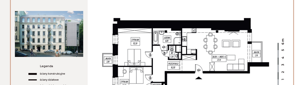 Mieszkanie w inwestycji: Niecała Prestige Residence