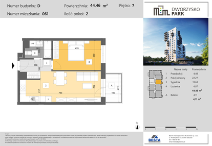 Mieszkanie w inwestycji: Dworzysko Park - Etap III