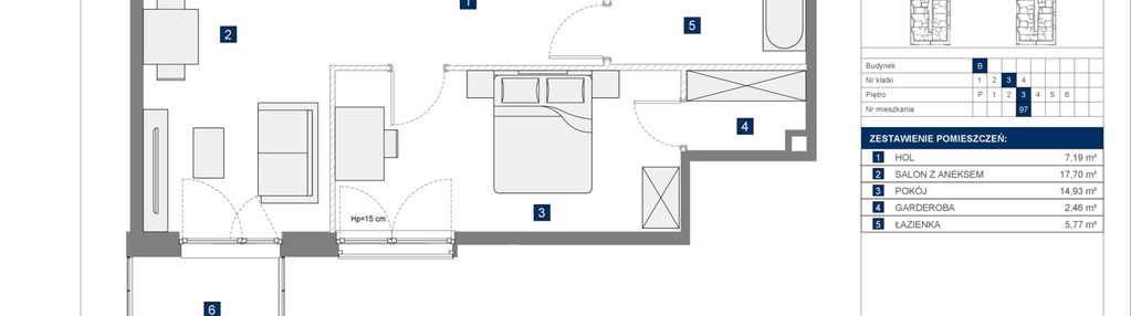 Mieszkanie w inwestycji: Osiedle przy Wielickiej etap 1.2