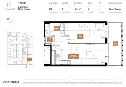 Mieszkanie w inwestycji: Quorum Apartments