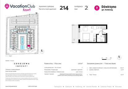 Mieszkanie w inwestycji: VacationClub Resort