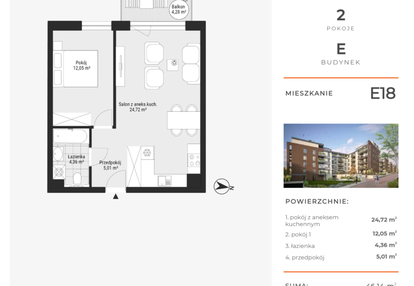 Mieszkanie w inwestycji: Na Koszutce II