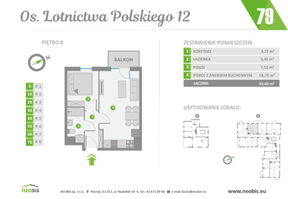 Mieszkanie w inwestycji: Os. Lotnictwa Polskiego 12