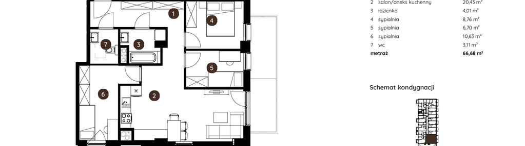 Mieszkanie w inwestycji: Murapol Corfa