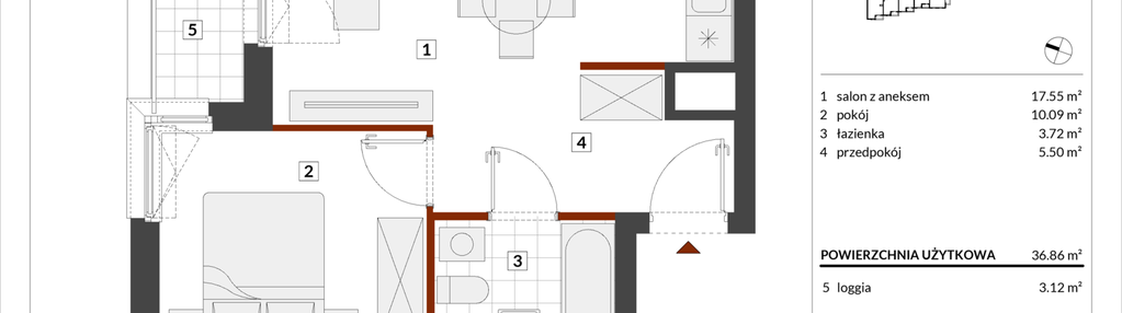 Mieszkanie w inwestycji: Warszawski Świt etap XII