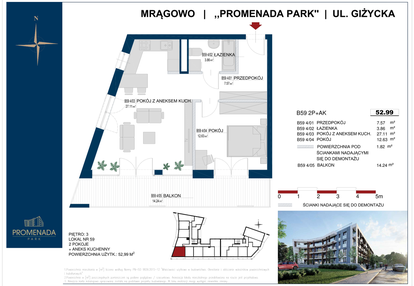 Mieszkanie w inwestycji: Promenada Park