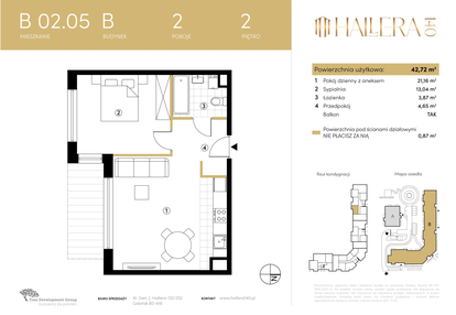 Mieszkanie w inwestycji: Hallera 140