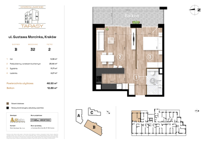 Mieszkanie w inwestycji: Krzesławickie Tarasy